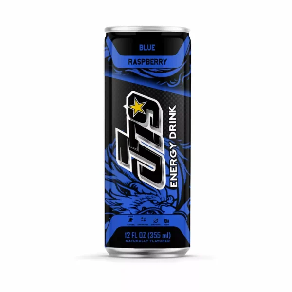 12 fl oz J79 Healthy Energy Drink (Blue Raspberry Zero Sugar Natural Caffeine Enhanced Hydration) - Image 1