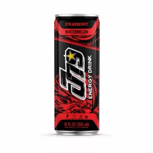 12 fl oz J79 Healthy Energy Drink (Strawberry & Watermelon Zero Sugar Natural Caffeine Enhanced Hydration) - Image 1