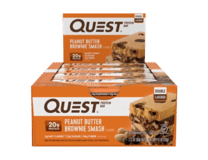 Quest Nutrition - PROTEIN BARS-12-Pack-Peanut Butter Brownie Smash-