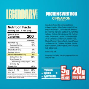 Legendary Foods- Protein Sweet Roll